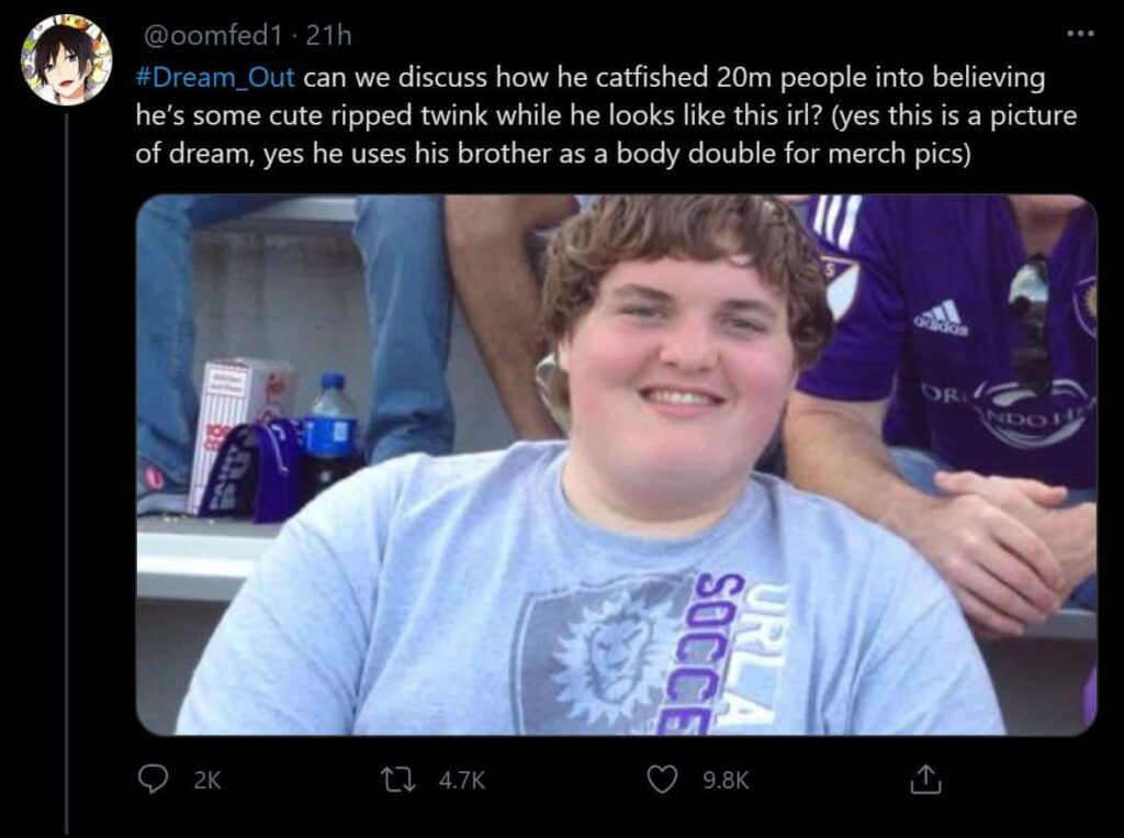 FAKE ‘FACE REVEAL’