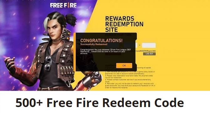 Free Fire Redeem Code