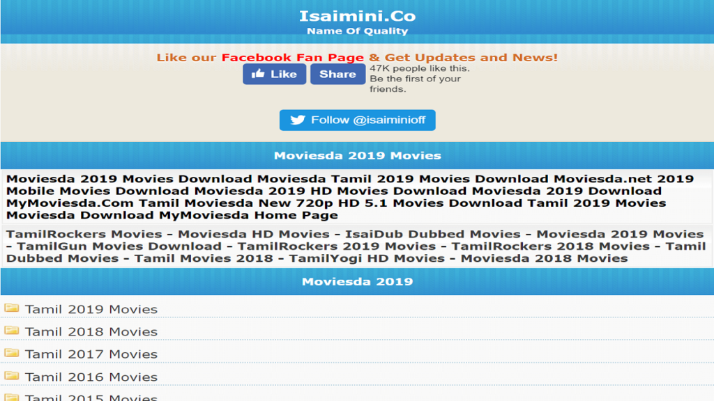 Isamini famous movies